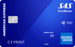 Bäst kreditkort utan avgift för resor: SAS Amex Classic